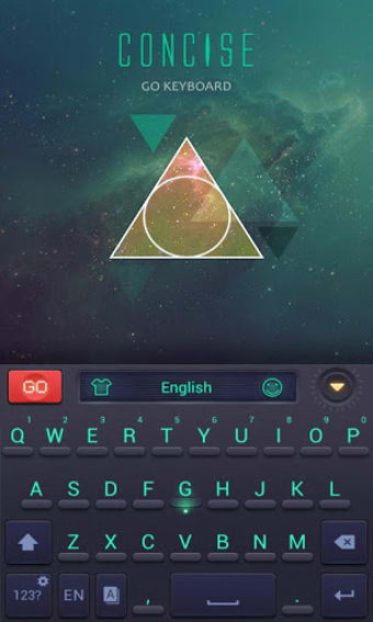Concise GO Keyboard Theme