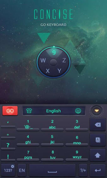 Concise GO Keyboard Theme