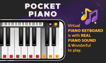 Pocket piano : piano keyboard
