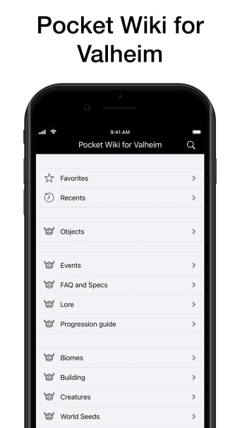 Pocket Wiki for Valheim
