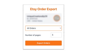 Etsy Order Exporter