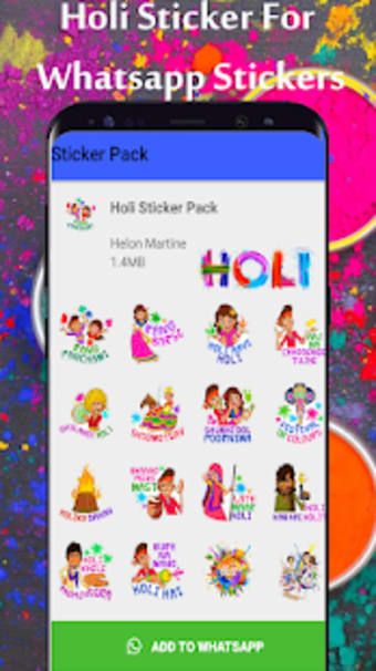 Holi Stickers For Whatsapp - WAStickers
