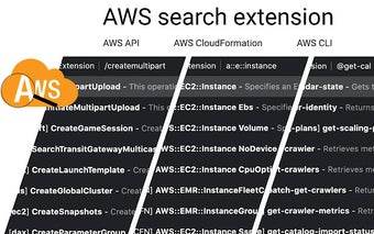 AWS Search Extension