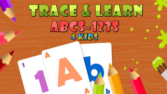 Trace & Learn ABC-123 4 kids