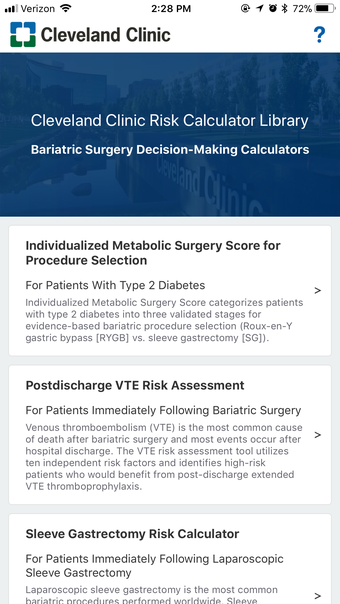 Bariatric Surgery Calculator