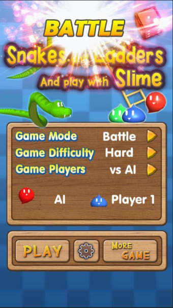 Snakes and Ladders, Slime - 3D Battle