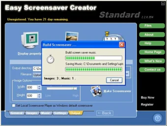 Easy Screensaver Creator Standard Edition