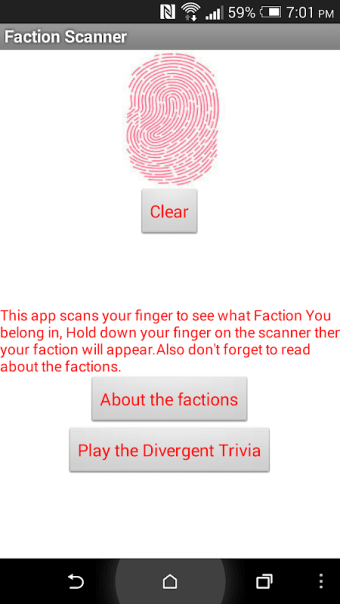 Faction Scanner for Divergent