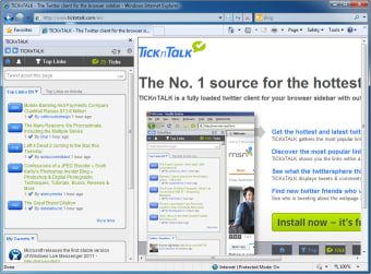 TICKnTALK for Internet Explorer