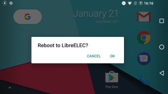 Reboot to LibreELEC