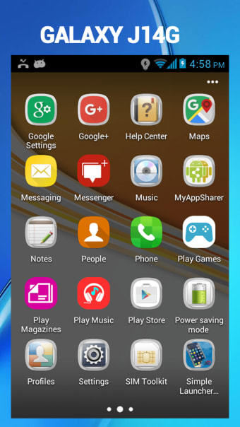 Launcher For Galaxy J1 4G pro
