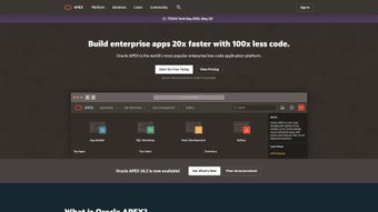 Imagen 0 para Oracle APEX
