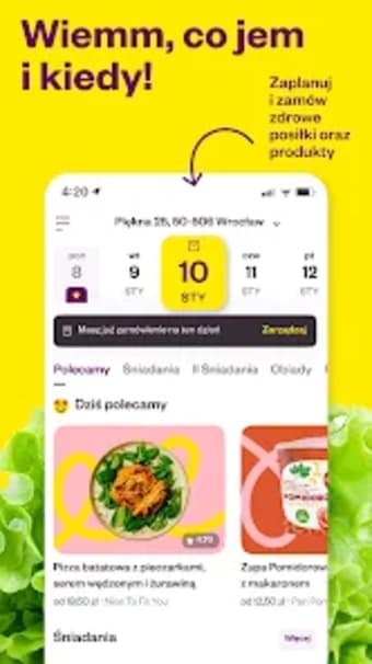 Jemmy - smart menu z dostawą