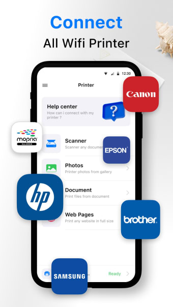AirPrint: Mobile printer scan