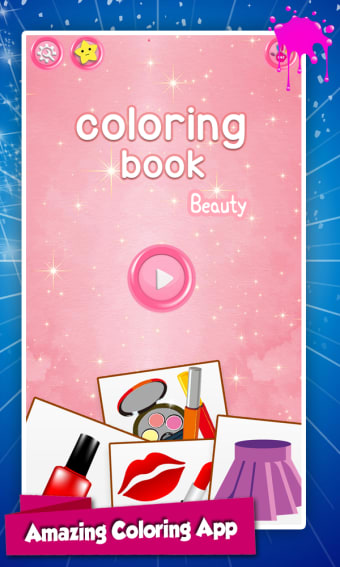 Beauty Coloring Book Glitter - ART Game