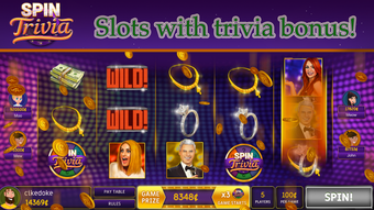 Spin Trivia Slots - Real Money