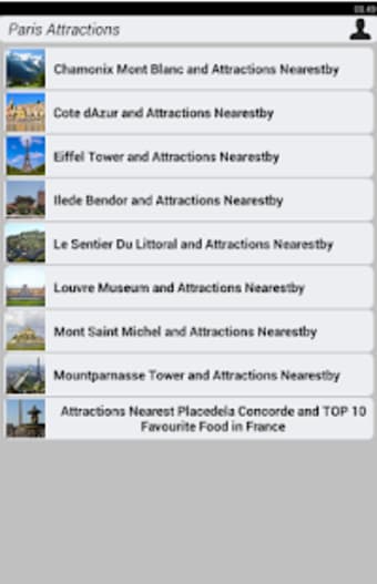 Paris Attractions List