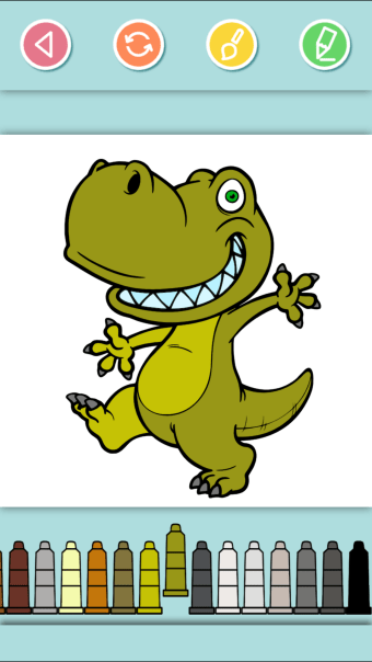 Dino Coloring Pages for Kids