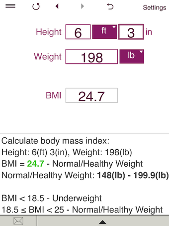 TDEE + BMR + BMI Calculator