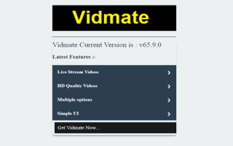 Vidmate for PC - Windows and Mac