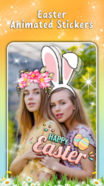Animated Easter Photo Stickers