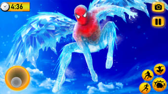 Freeze Spider Snow Superhero