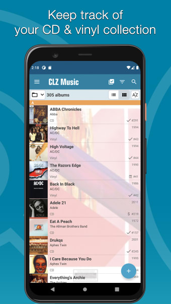 CLZ Music - CDvinyl database