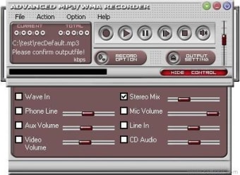 Advanced MP3/WMA Recorder