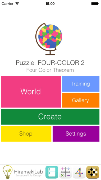 FourColor2 - Puzzle of Four Color Theorem - World Map Edition