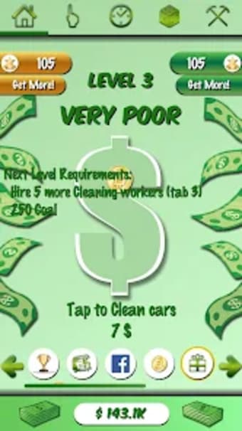 Poor to Rich: Free Click Game