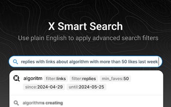 X Smart Search