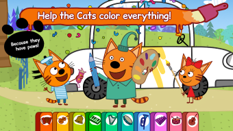 Kid-E-Cats Kids Coloring Games