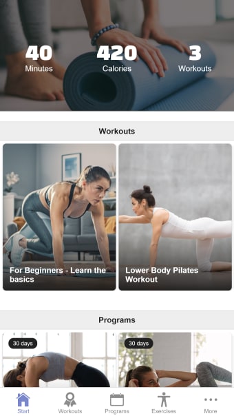 Pilates Exercises - All Levels