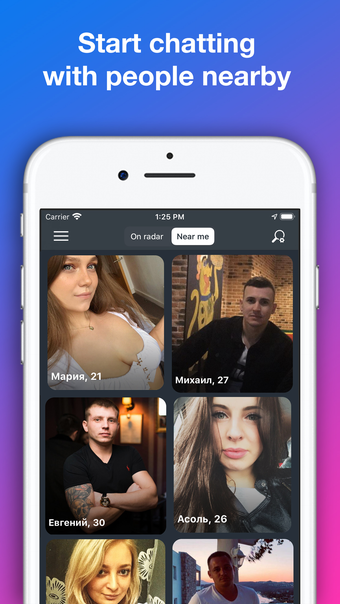 Radarius: dating app hookup