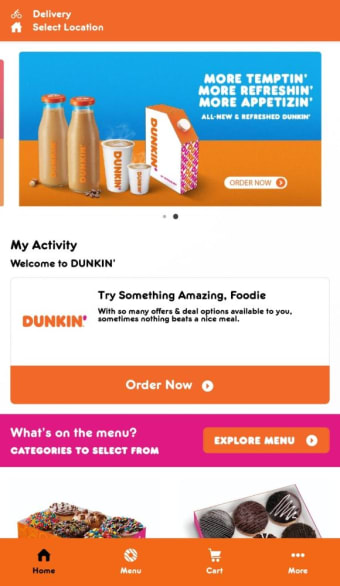 Dunkin India  Order Coffee Donuts  More