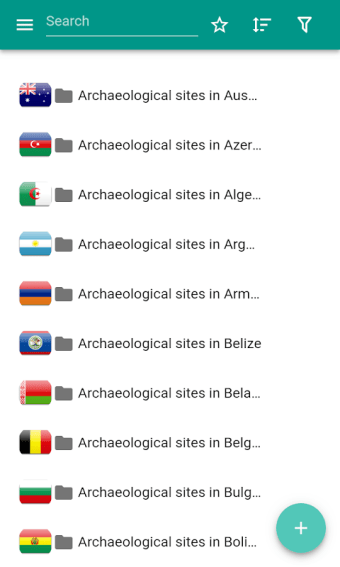 Archaeological sites by country