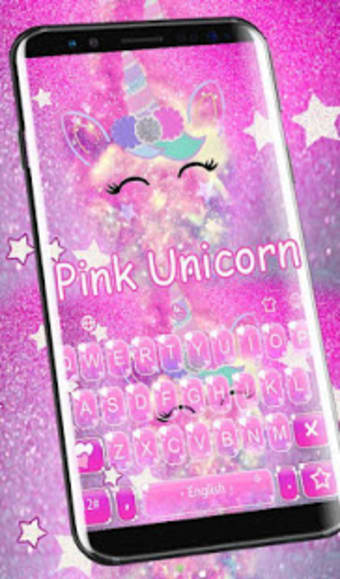 Pink Unicorn Keyboard Theme