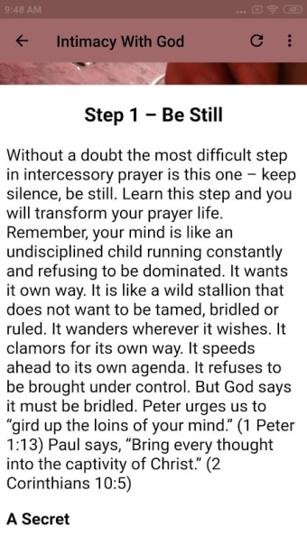 12 Steps To Intercession