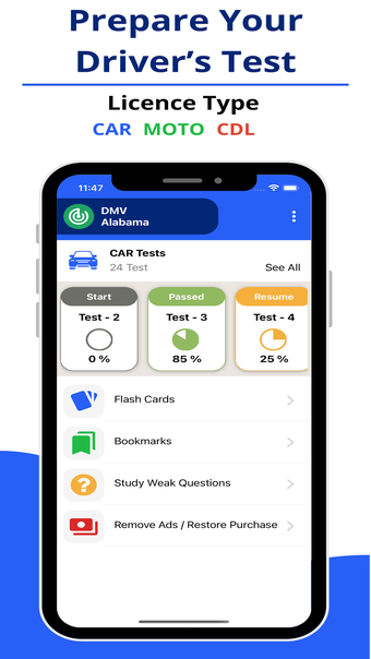 Alabama DMV AL Permit Test