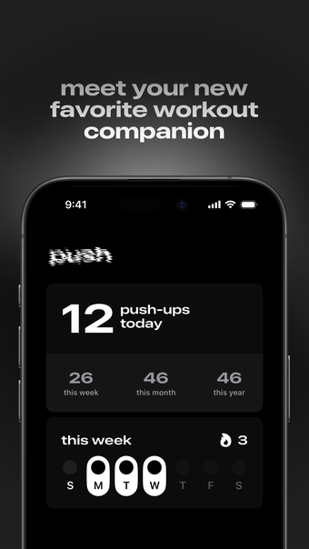 push  workout counter