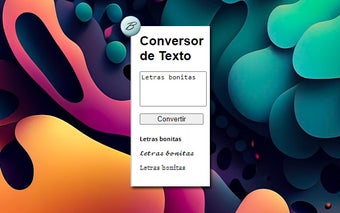 Conversor de Texto