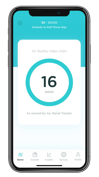 Wynd Air Tracker and Purifier