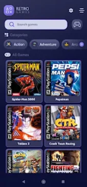 Retro Games - PSX Emulator