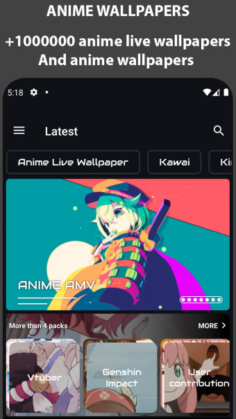 100000 Anime Live Wallpaper