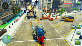 Hippo Robot Car Transforming Games - City Battle