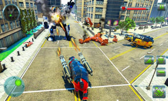 Hippo Robot Car Transforming Games - City Battle