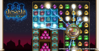 Jewels Magic Lamp : Match 3 Puzzle