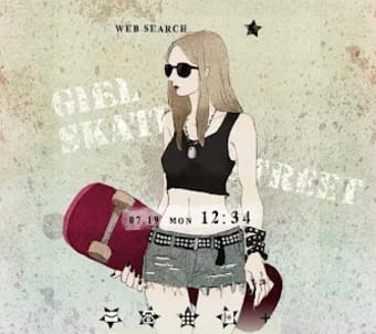 Cool wallpaper-Skater Girl-