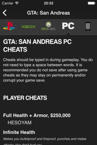 Cheats for GTA - for all Grand Theft Auto games