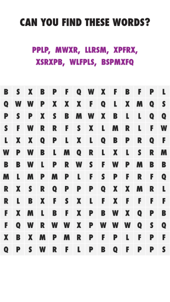 The Most Frustrating Word Search Game Ever